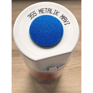 Akçalı 355 Metalik Simli Mavi Sprey Boya 400 Ml